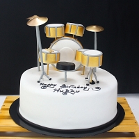 Drum Set Cake